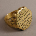 Byzantine gold signet ring from The Metropolitan Museum of Art