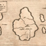 Athanasius Kircher's seventeenth-century map of Atlantis.
