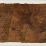Ptolemaic Egyptian inscribed linen concerning the Khoiak Festival and the death and rebirth of Osiris