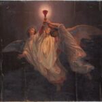 Johannes Adam Simon Oertel's 1877 painting The Holy Grail.